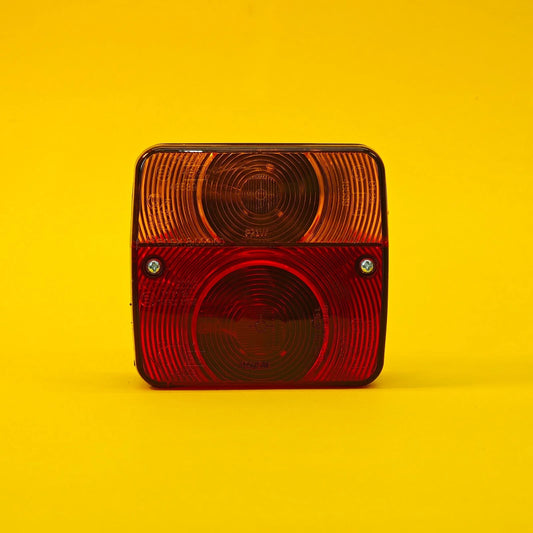 Feu arrière combiné de remorque Radex avec ampoules 12 V, feu carré Ifor Williams